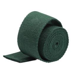 DTKJ 50 mm Baumwoll-Gurtband für Tasche, Rucksack, Gürtel, Schrägband, 9,1 m, dunkelgrün, 25 mm, von DTKJ