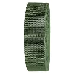 DTKJ Strapazierfähiges Gurtband für Taschen, Polypropylen-Gurtband für Rucksack/Rucksäcke, Gepäck/Ladungsumreifung, 9,1 m, armee-grün, 38 mm, von DTKJ