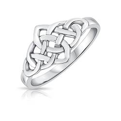 DTPsilver® 925 Sterling Silber Ring - keltischer Knoten - Triquetra - Keltische Kollektion von DTPsilver