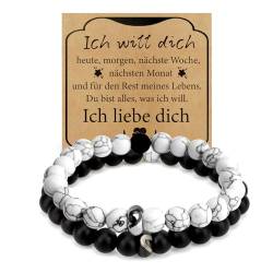 DTUIEUI Pärchen Geschenke,Pärchen Armband,Matching Bracelets,Paar Armbänder,Couple Bracelet,Couple Armband,Fernbeziehung Armband,Boyfriend Geschenk,Beste Freundin Geschenke von DTUIEUI