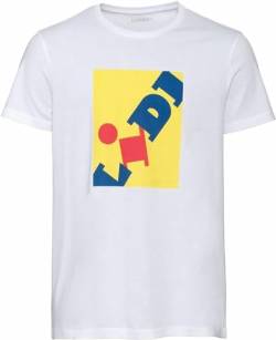 Lidl Shirt Größe S, M, L, Limited Fan Edition Hype Edition Trend White Herren, weiß, M von DUCHE
