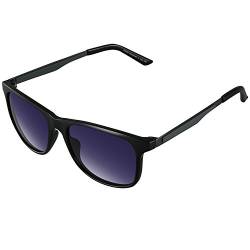 DUCO Herren oder Damen Polarisierte Square Sonnenbrille mit Verlaufsglas für Radfahren Fahren 3030 (Schwarz) von DUCO