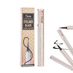 Schwarzer flüssiger Eyeliner-Stift | Wischfester Eyeliner-Stift - Langlebiger, wischfester und wasserfester Eyeliner-Stift für Frauen und Mädchen Dudok von DUDOK