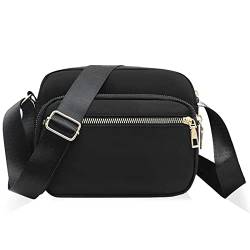 DUGEHO Damen-Umhängetasche, Crossbody-Taschen, Handy-Geldbörse, Schulter-Handtasche, lässige Geldbörse mit großer Kapazität für Frauen, Mädchen, Reisen, den täglichen Gebrauch, Back von DUGEHO