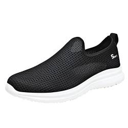 Herren Walkingschuhe Sportschuhe Turnschuhe Fashion Leichtgewichts Atmungsaktiv Schlüpfen Schuhe Outdoor Fitness Jogging Schuhe Atmungsaktiv Sportschuhe Walking Schuhe Freizeit Straßenlaufschuhe von DUHGBNE