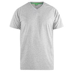 Duke Herren D555 Kingsize Signature-1 Baumwolle T-Shirt (5XL) (Grau) von DUKE