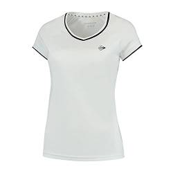 DUNLOP Damen CLUB CREW TEE, Sport Tennis T-Shirt, Weiß von DUNLOP