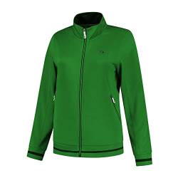 DUNLOP Damen CLUB KNITTED JACKET, Sport Tennis Jacke, Grün von DUNLOP