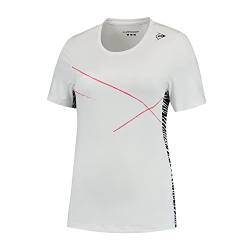 DUNLOP Damen GAME TEE 1, Sport Tennis T-Shirt, Weiß von DUNLOP