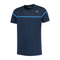 DUNLOP Herren GAME TEE 2, Sport Tennis T-Shirt, Navy von DUNLOP