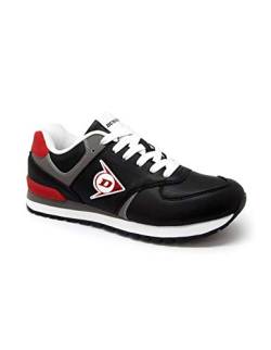 DUNLOP Schuhe O2, schwarz, aus Wildleder, wasserabweisend, stoßfest, ohne Einlegesohle, EN ISO 20347: 2012 - DL0203001, Schwarz - Schwarz - Größe: 45 EU von DUNLOP