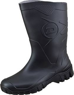 Dunlop 508/S PVC Stiefel Dee Halbhoch Schwarz (41, Gummistiefel) von DUNLOP