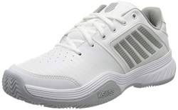 Dunlop Herren Court Express HB Sneaker, White/Highrise/Silver, 41 EU von DUNLOP