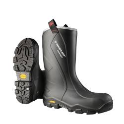 Dunlop Protective Footwear Purofort+ Reliance dull safety with Vibram sole Unisex-Erwachsene Gummistiefel, Charcoal 46 EU von DUNLOP