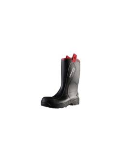 Dunlop Protective Footwear Purofort Rugged full safety Unisex-Erwachsene Gummistiefel, Schwarz 45 EU von DUNLOP