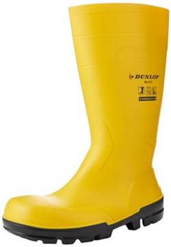 Dunlop Protective Footwear Unisex Work-It Full Safety Sicherheitsstiefel, Yellow, 45 EU von DUNLOP