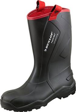 Dunlop Purofort + Rugged Gummistiefel,Arbeitsstiefel,Regenstiefel,Baustiefel (42) von DUNLOP