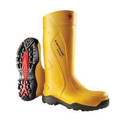 Dunlop Sports Unisex C762241 S5 Purofort+ Geel 45 Sicherheitsstiefel, Gelb Gelb Geel 02, Medium EU von DUNLOP