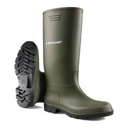 Unisex Gummistiefel Damen Herren Dunlop Gummistiefel - Grün - 41 EU von DUNLOP