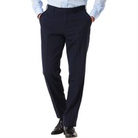 DUNMORE Anzughose, Regular Fit, Bügelfalte, für Herren, blau, 52 von DUNMORE