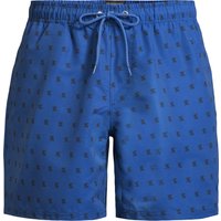 DUNMORE Badeshort, Gummibund, Allover-Print, für Herren, blau, XXXL von DUNMORE