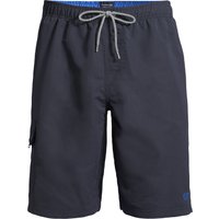 DUNMORE Badeshorts, Kordelzug, Beintasche, für Herren, grau, M von DUNMORE