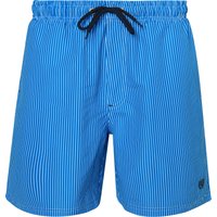 DUNMORE Badeshorts, Tunnelzug, Streifen, für Herren, blau, 3XL von DUNMORE