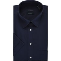 DUNMORE Businesshemd, Comfort Fit, Kurzarm, Kent-Kragen, für Herren, blau, 46 von DUNMORE