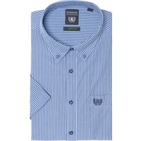 DUNMORE Businesshemd, Comfort-Fit, Langarm, Button-Down-Kragen, für Herren, blau, XL von DUNMORE
