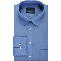 DUNMORE Businesshemd, Comfort-Fit, bügelfrei, für Herren, blau, 46 von DUNMORE