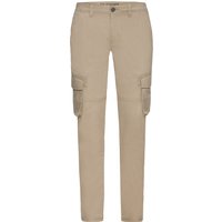 DUNMORE Paloma Cargohose, Pattentaschen, Straight Fit, für Herren, beige, 32/30 von DUNMORE