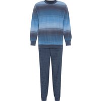 DUNMORE Schlafanzug, Gummibund, Eingrifftaschen, für Herren, blau, 50 von DUNMORE