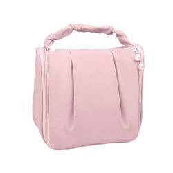 Kosmetiktasche wasserdichte Kosmetiktasche Frauen Cloud Bag Bonbonfarbene Handtaschen Make-up-Organizer Elegante Kulturtasche Make-up-Box (Color : Pink) von DUNSBY
