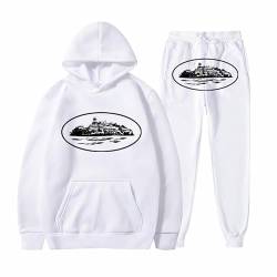 DUOROUPUTAO Corteiz Trainingsanzug Jogginganzug Herren Damen Sportanzug 2 Piece Hoodie Sporthose Unisex Anzug Tracksuit Atmungsaktiv und Komfortabel von DUOROUPUTAO