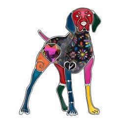 DUOWEI Metall Emaille Strass Dobermann Hund Brosche Multicolor Anstecknadel Haustier Anstecknadel Kleidung Schal Frauen Teenager Schmuck Neuheit Geschenk (Mehrfarbig) von DUOWEI