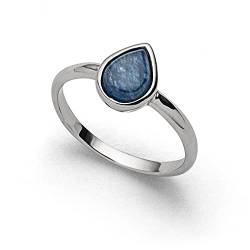 DUR Damen Ring"Blaue Lagune" aus 925er Silber Größe 58 (18.5) R5711.58, 58 (18.5) von DUR Schmuck