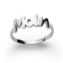 DUR Damen Ring"Moin" aus 925er Silber Größe 50 (15.9) R5273.50, 50 (15.9) von DUR Schmuck