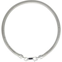 DUR Armband DUR Schmuck: Armband „Schlange“ dick 3 mm 925er Silber A1134 von DUR