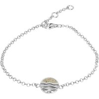 DUR Armband - Strandwellen - Strandsand - Silber 925/000 -, (1-tlg) von DUR