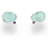 DUR Ohrring-Set DUR Schmuck: Ohrring, Ohrstecker "Lagune" mit Chalcedon und Wassersaph von DUR