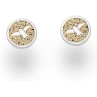 DUR Ohrring-Set DUR Schmuck: Ohrring "Freiheit" 8 mm mit Strandsand O5409 von DUR