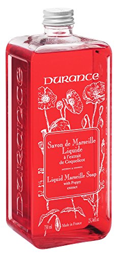 Durance en Provence - Marseiller Flüssigseife Mohnblüte (Coquelicot) 750 ml von DURANCE