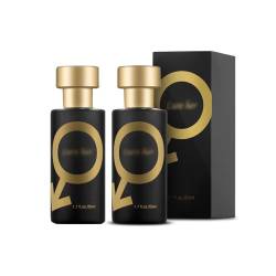 Alpha Touch Cologne, Alpha Touch Cologne Für Männer,Alpha Touch Pheromone Cologne Für Männer,Um Frauen Anzulocken,Lockmittel Für Männerparfüm,Golden Lure-Parfüm,Parfümgeschenke Für Männer (50ML*2) von DUTUX