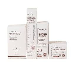 Moika Retinol Anti-Anging Gesichtsserum-Set, Glykolsäure 7% Tönungslösung, Retinol-Gesichtscreme Und Essenz; Augencreme Zur Entfernung Von Tränensäcken; Zur Bekämpfung Von Feinen Linien (1 Satz) von DUTUX