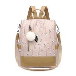 DUUCUB Damen Rucksack Handtasche Schultertasche All in One Multifunktions Anti Diebstahl Tasche Wasserdichte Rucksack Style 2 Khaki von DUUCUB