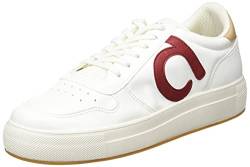 DUUO Unisex Fenix 047 Sneaker, Weiß Rot, 43 EU von DUUO
