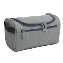 Make-up-Box Kosmetische Tasche Damen Tasche Männer Große wasserdichte Nylon Reise Kosmetiktasche Aufbewahrungstasche Essentials Kosmetische Kulturbeutel Make up Storage Box (Size : Grey) von DUnLap