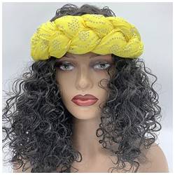 Stirnband Damen Mode Candy Color Braids Stirnbänder for Frauen Elastische Haarbänder Damen Turban Weibliche Headwear Zubehör Bandage Bandana Gesichtswaschstirnband (Size : 50) von DUnLap