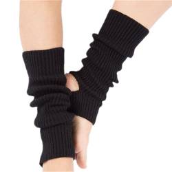 Damen Yoga-Socken, gestrickt, lang, Sport, Beinstulpen, Fitnessstudio, Fitness, Tanzen, weibliche Mädchen, tägliches Tragen, Training, hält warm, lateinamerikanisches Tanzen von DWE