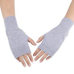 Winter Handschuhe Fingerlose, Damen Halb Fingerlose Handschuhe, Gestrickte Halb Fingerlose Fäustlinge, Warm Fingerhandschuhe Fingerlos… von DWE